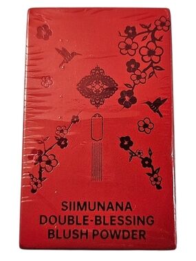 Double-Blessing Blush Powder — Vibrant Red